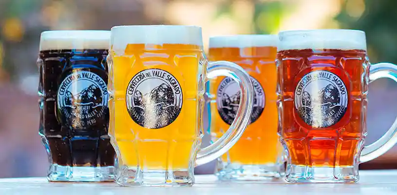 Cerveza artesanal en Ollantaytambo
