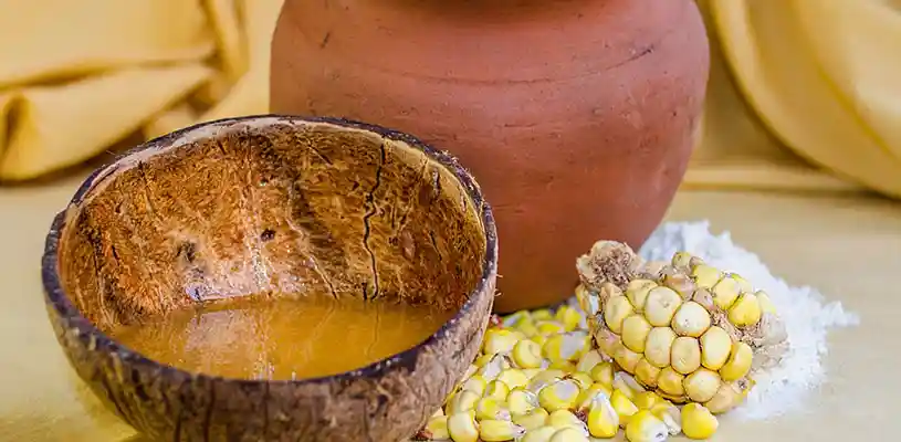 Deliciosa chicha de jora, bebida sagrada de los incas