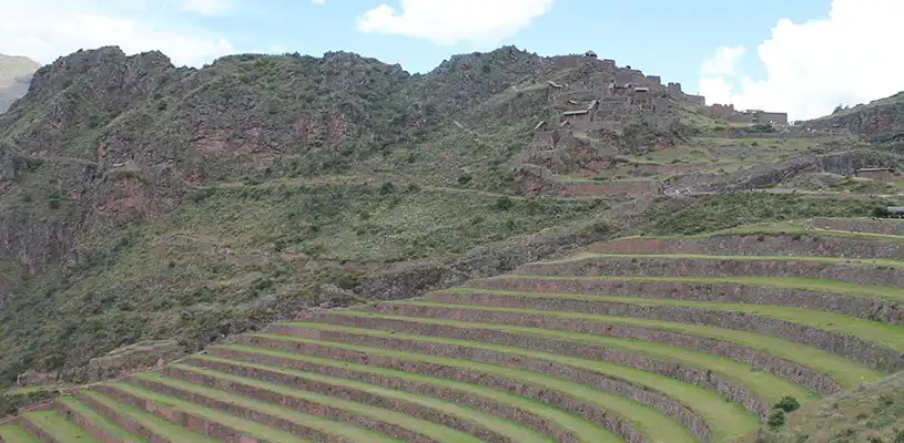 Andenes del Complejo Arqueológico de Pisaq. Foto: Luz Incappuiño