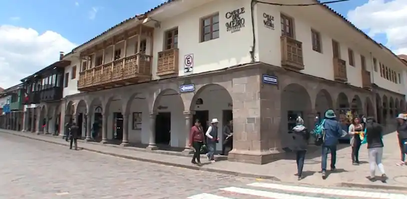 Portal del Comercio ubicado en la Plaz de Armas de Cusco.