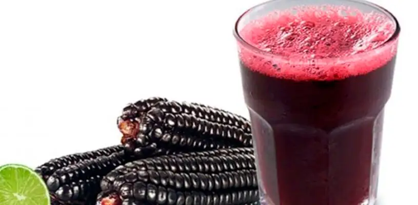 Refresco natural de chicha morada