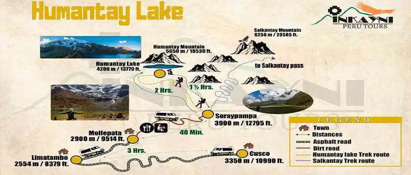 Mapa de ubicación Tour 01 día Laguna Humantay