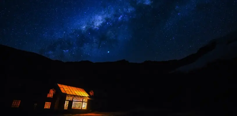Albergue en el camino al Ausangate trek