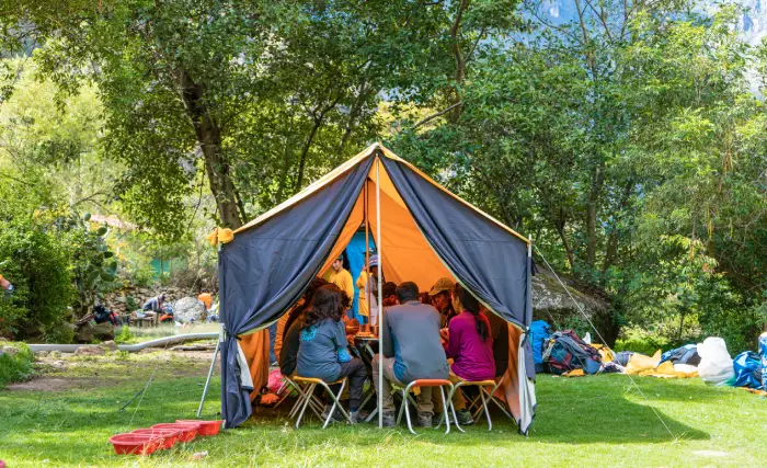 Acampar cerca de Machu Picchu