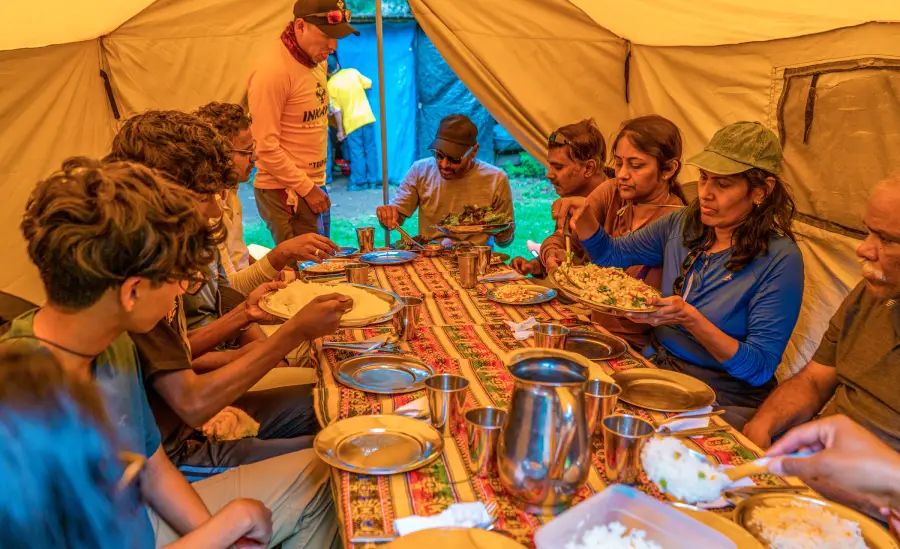 Acampar cerca de Machu Picchu