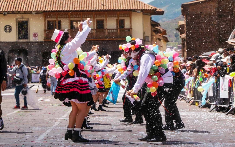 Carnaval cusqueño en Cusco