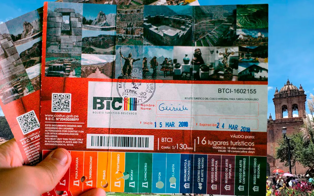 Boleto Turístico de Cusco