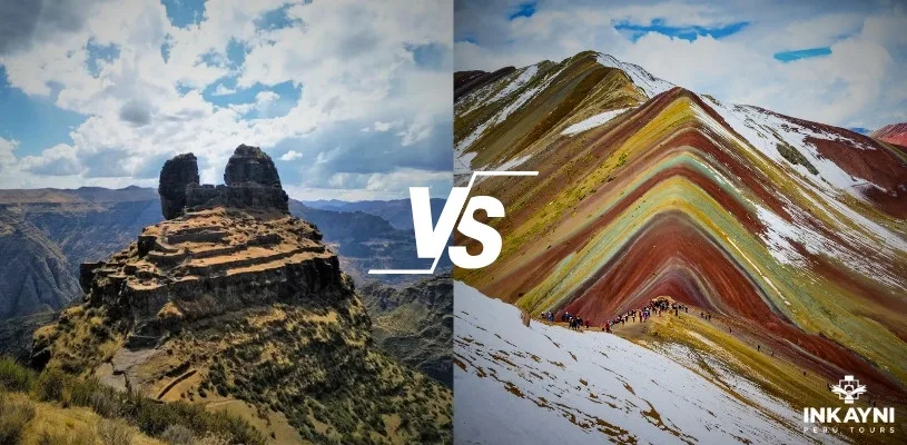 Waqrapukara vs Rainbow Mountain