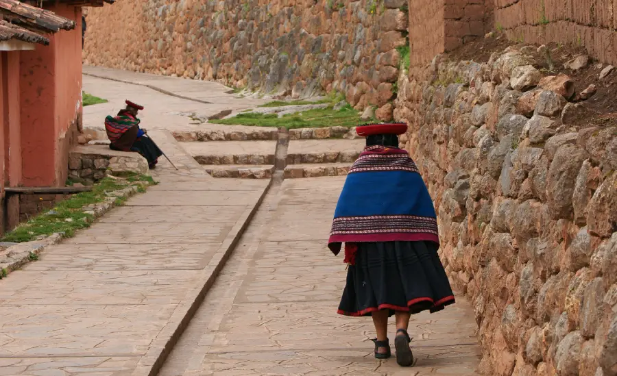 La vida cotidiana en Chinchero.