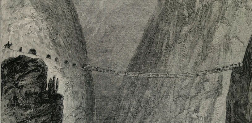 Old Inca bridge