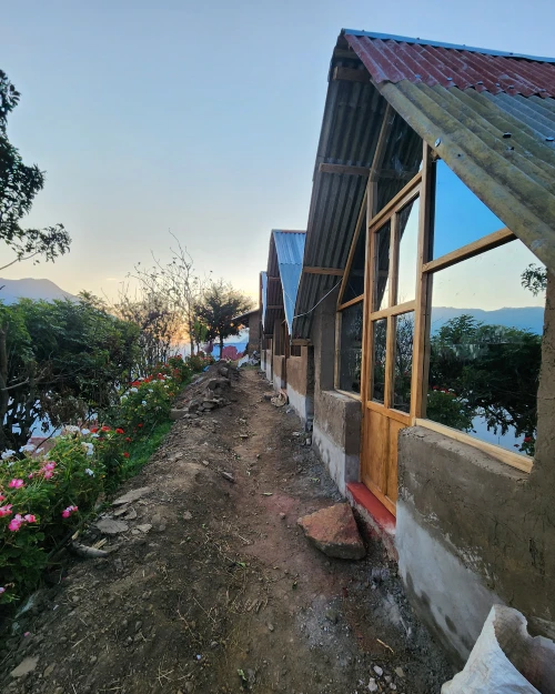 Casas en el camino a Choquequirao