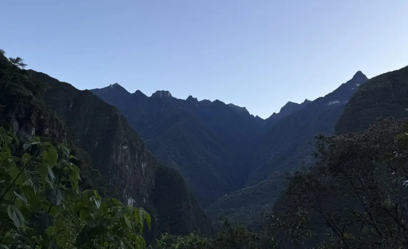 Paisajes en el camino a Choquequirao