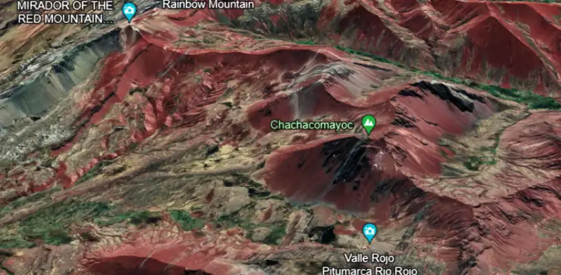 Valle Rojo Perú donde queda 