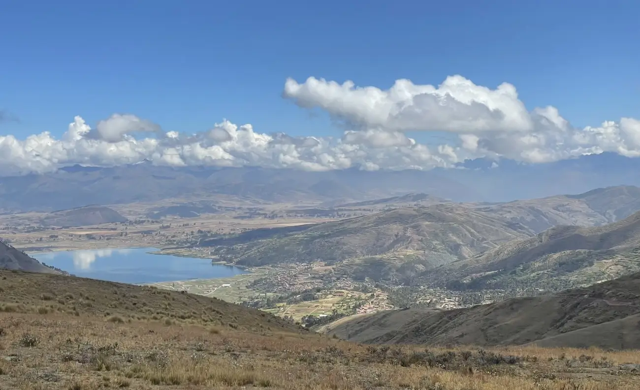Panoramic view on the road to Huchuy Qosqo
