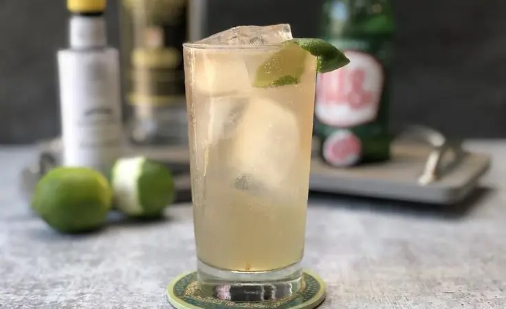 Pisco Chilcano, a combination of fruity, spicy, and refreshing flavors.