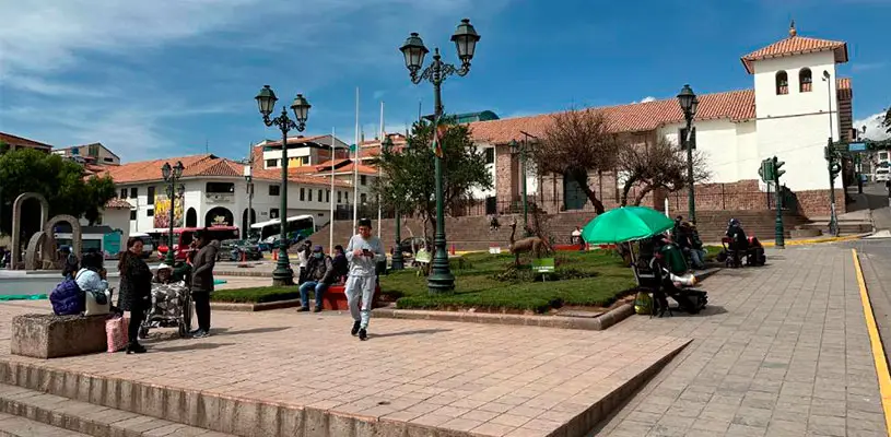 ¡Plazoleta de Santiago en Cusco, una de las 12 calle más antiguas de Cusco!