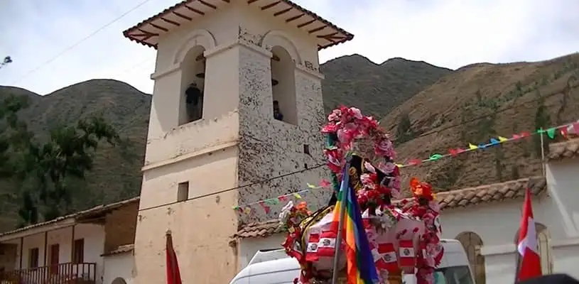 Procesion de Santa Rosa de Lima en Sanka Cusco