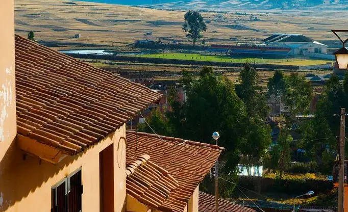 Casas empinadas en Chinchero