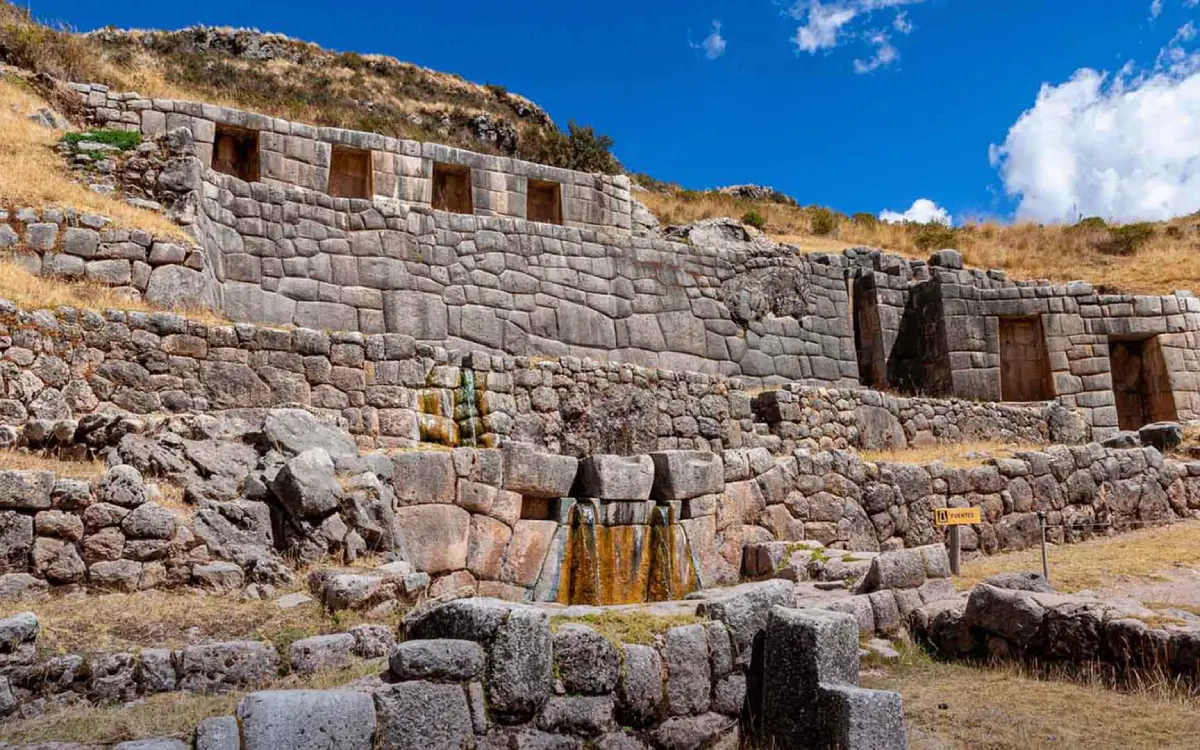 Centro ceremonial de Tambomachay, City tour arqueológico, boleto turístico de cusco circuito 1