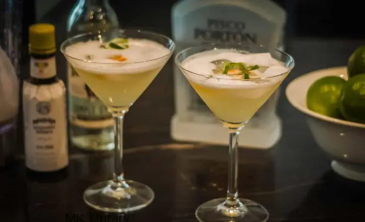 The Peruvian Pisco Sour cocktail recipe showcases South American culture.