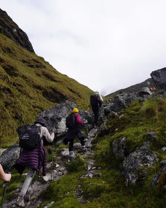 The Salkantay trek to Machu Picchu.