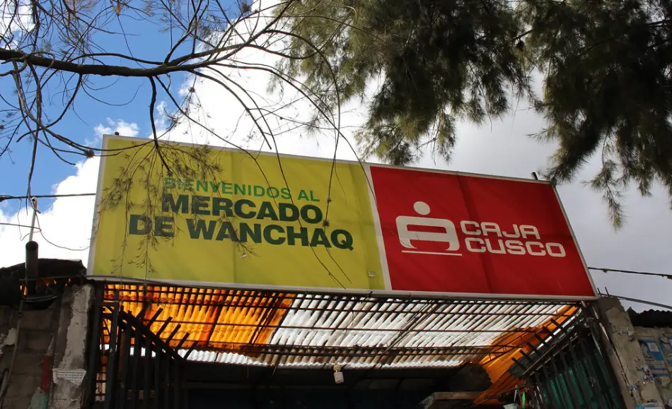 Wanchaq market welcome poster
