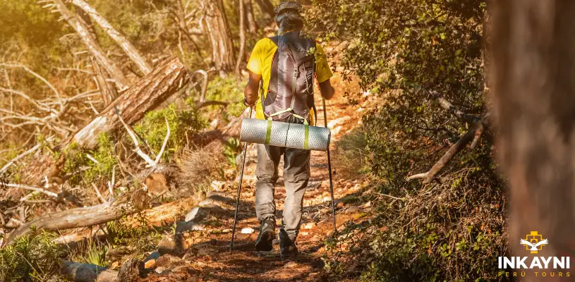 How to Get to Choquequirao: Independent hikers on the Choquequirao route carrying gear through the Andes