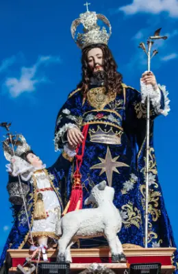 San Jose, in the middle of a procession