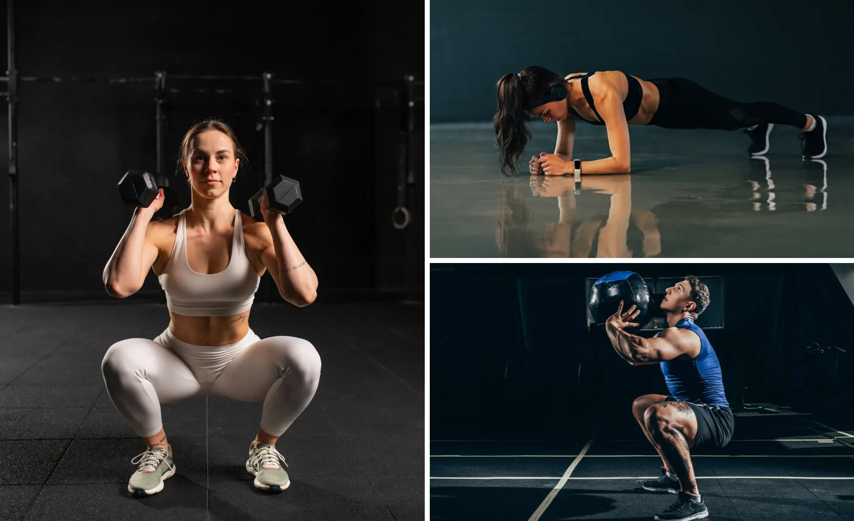 Personas haciendo entrenamiento de fuerza de piernas y core antes de un Choquequirao Trek de varios días