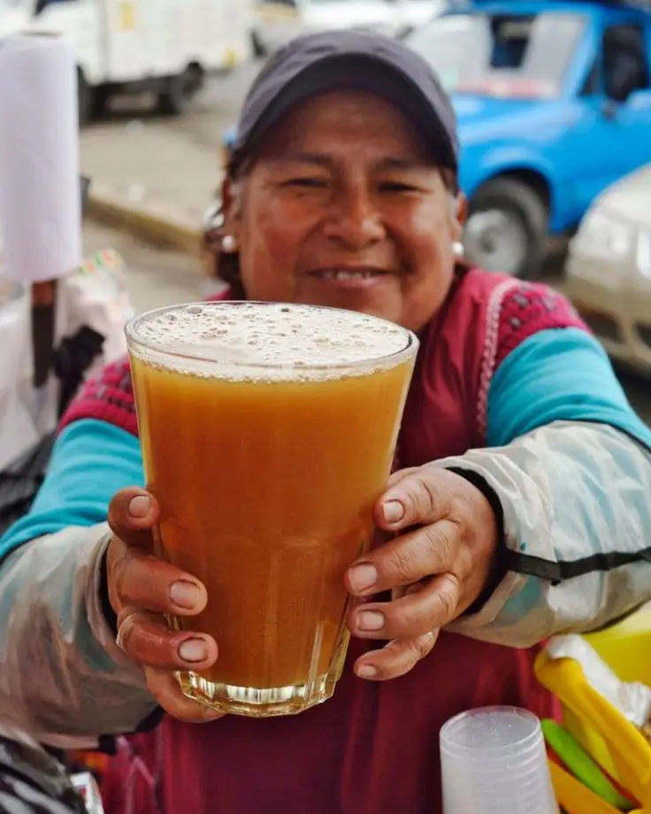 credit cards in peru juice stand vendor homemade juice smile local sharing