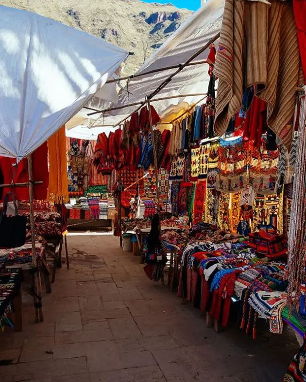 credit cards in peru local market cusco peru coats blankets ancestral