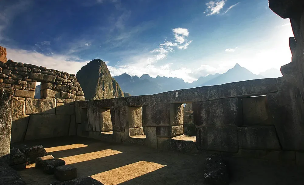 templo de las 3 ventanas dentro del circuito 2 de machu picchu.