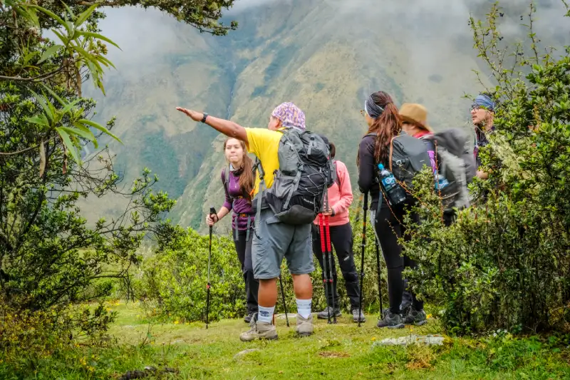 Laguna Humantay durante el primer día de la caminata de Salkantay