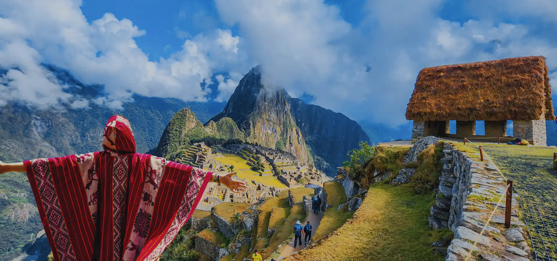 Inca Trail route to Machu Picchu