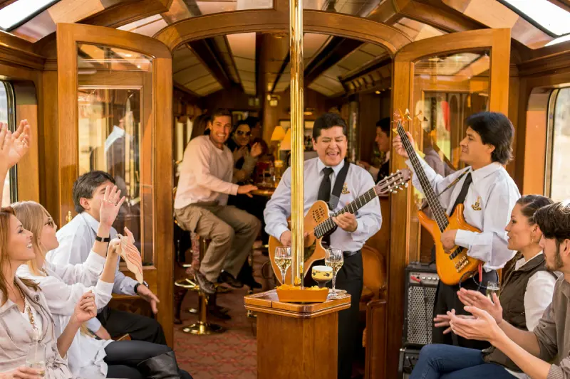 Musicians aboard Hiram Bingham
