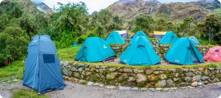 Portable toilet service at Inca Trail camps