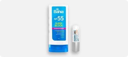 Sunscreen and lip balm for high altitude sun
