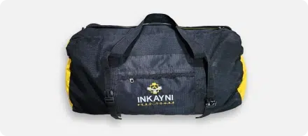 Duffel bag system for personal gear on the Inca Trail