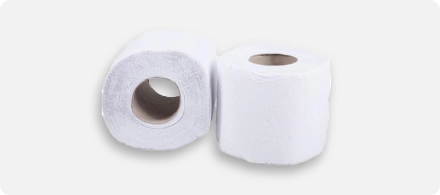 Compact toilet paper for Inca Trail restrooms