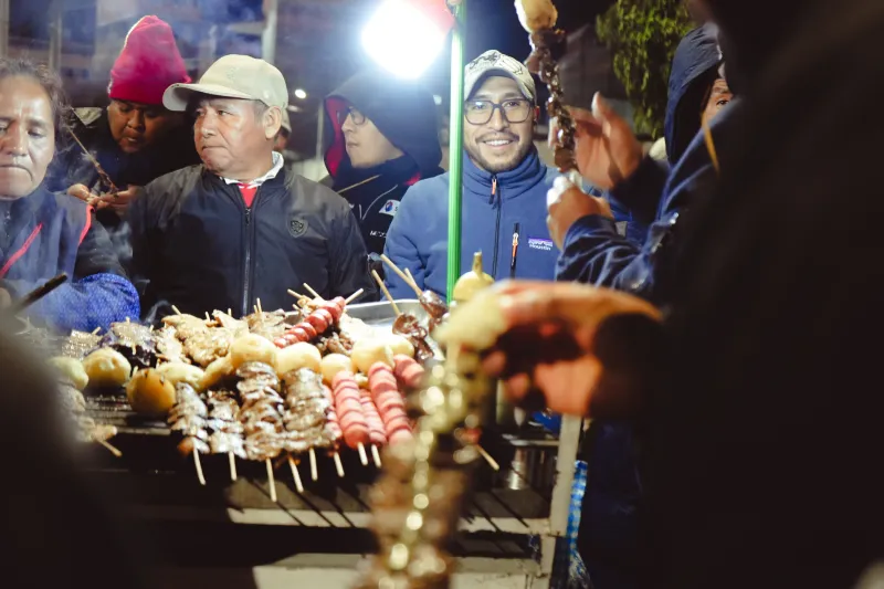 Soccer Games in Cusco Tour (Street food)